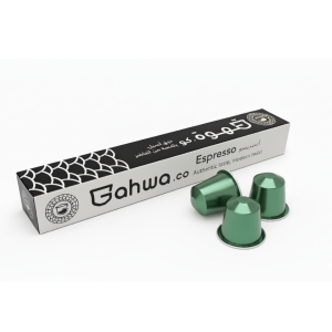 Gahwa.co- Good Morning Habibi Capsules | 60% Arabica & 40% Robusta | Intensity 11